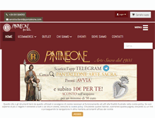 Tablet Screenshot of pantaleone.com